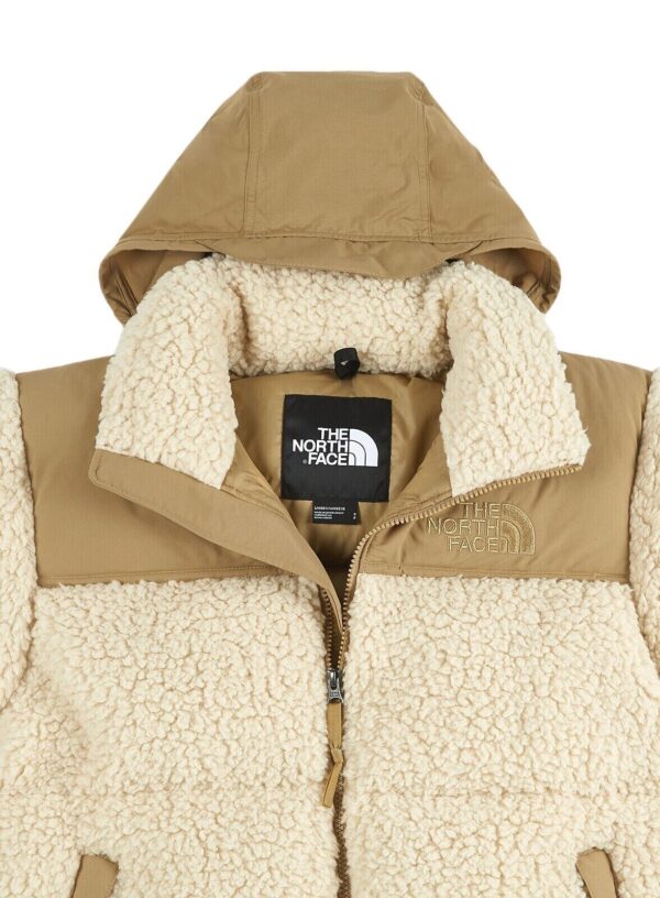 The North Face High Pile Nuptse Jacket-beige – Image 4