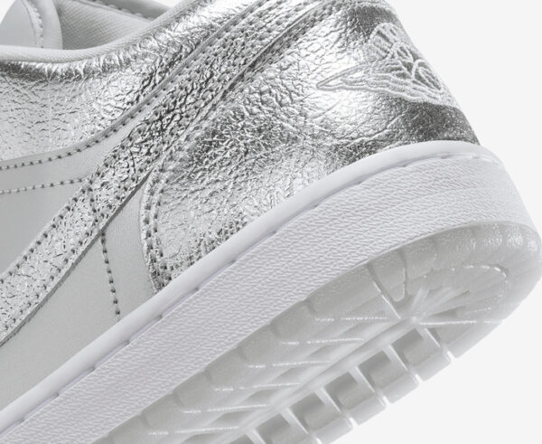 Nike air jordan 1 low metallic silver – Image 6