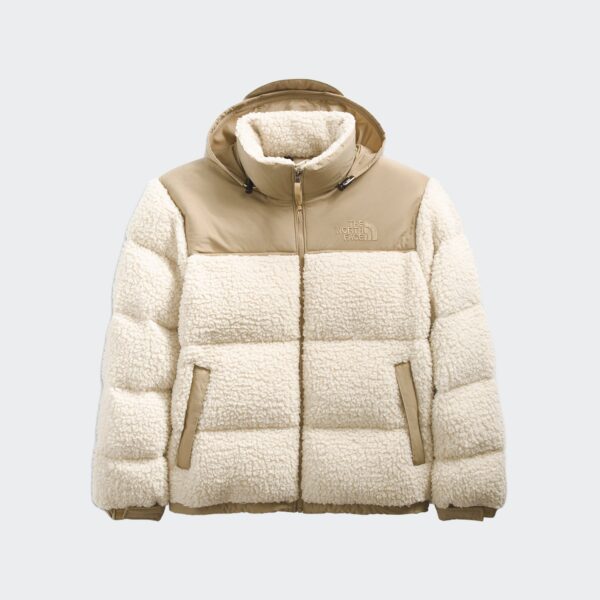 The North Face High Pile Nuptse Jacket-beige