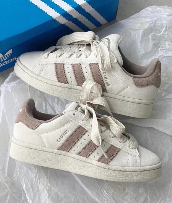 adidas Campus 00s Chalk White Brown – Image 3