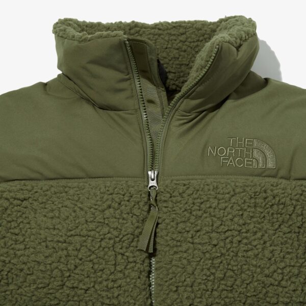 The North Face High Pile Nuptse Jacket-green – Image 3