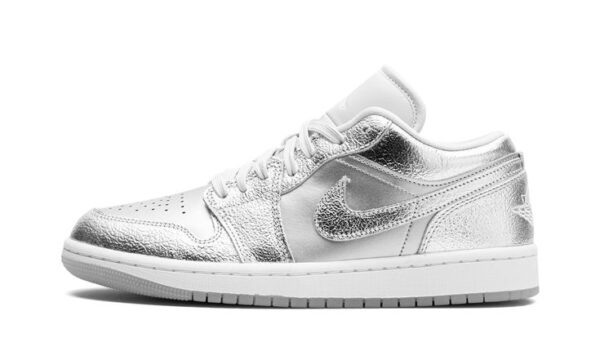 Nike air jordan 1 low metallic silver – Image 4