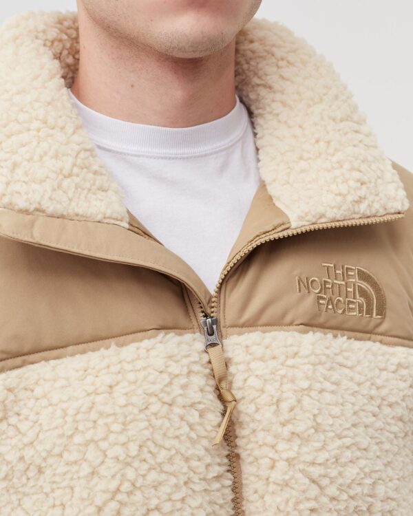 The North Face High Pile Nuptse Jacket-beige – Image 6