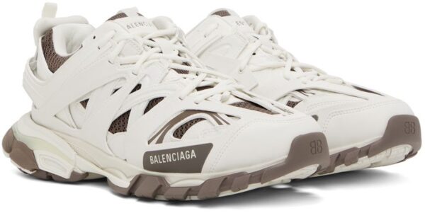 Balanciaga track - white & brown – Image 4